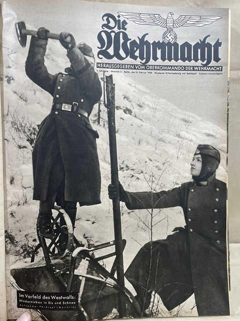 Bunker Militaria: Original WWII German Bound Die Wehrmacht