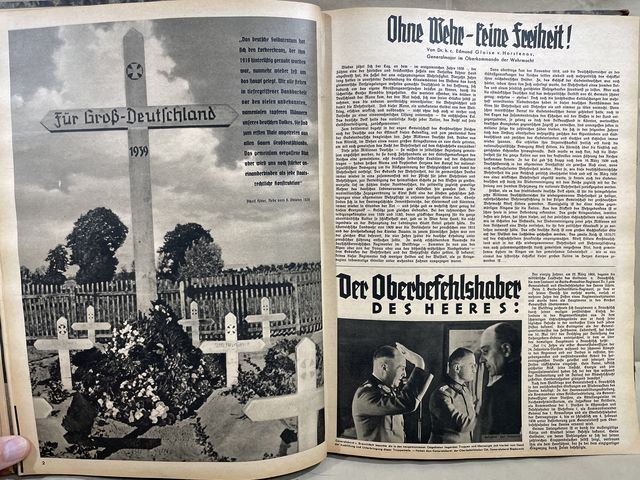 ドイツ国防軍機関誌Die Wehrmacht 1941年1月1日発行 Bunker Militaria: Original WWII German Bound Die Wehrmacht