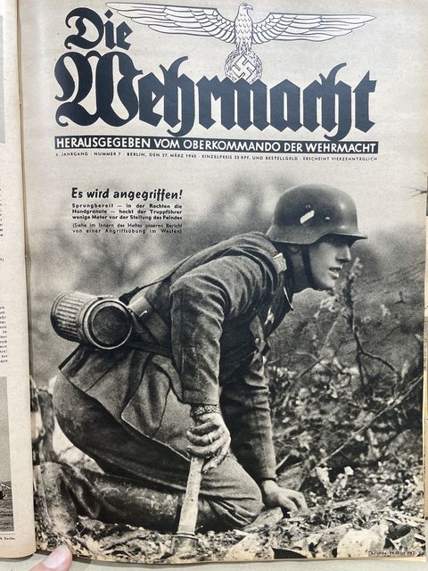 ドイツ国防軍機関誌Die Wehrmacht 1941年1月1日発行 Bunker Militaria: Original WWII German Bound Die Wehrmacht