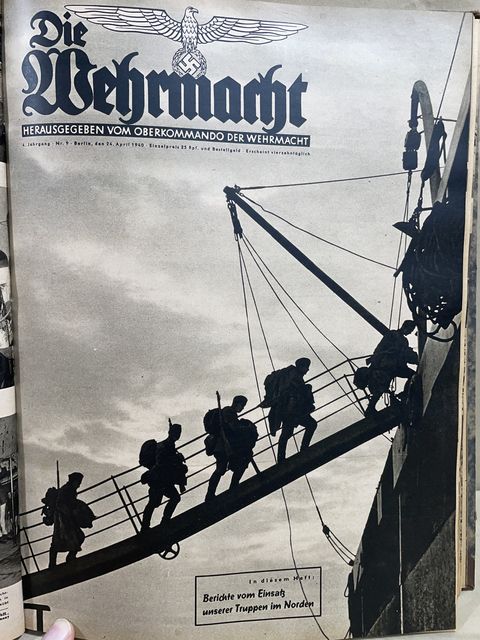 ドイツ国防軍機関誌Die Wehrmacht 1941年1月1日発行 Bunker Militaria: Original WWII German Bound Die Wehrmacht