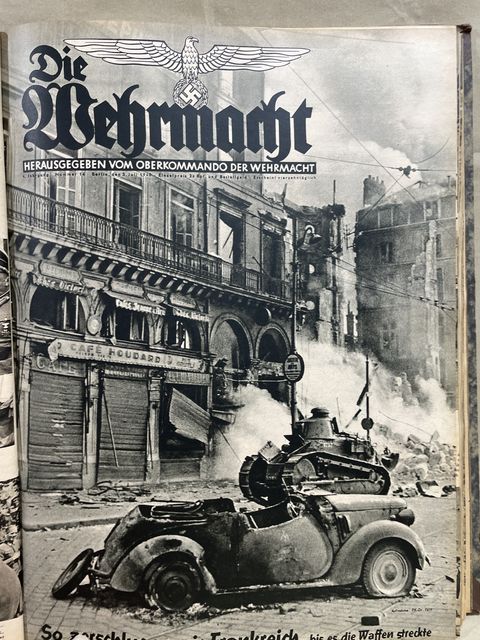 ドイツ国防軍機関誌Die Wehrmacht 1941年1月1日発行 Bunker Militaria: Original WWII German Bound Die Wehrmacht