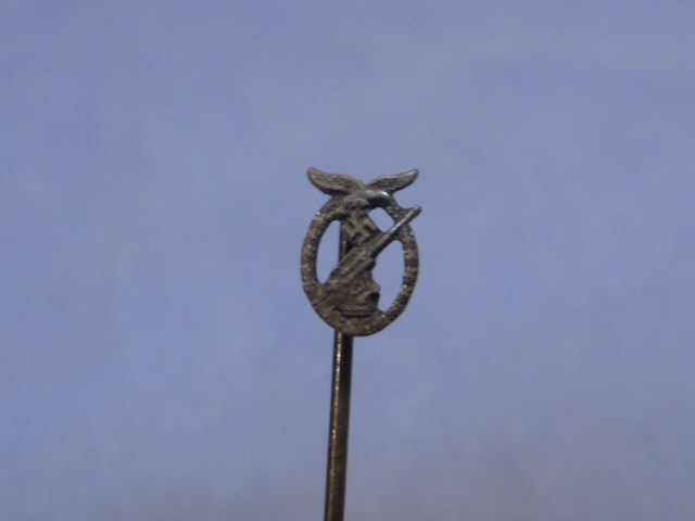 Original WWII German Luftwaffe Flak Badge Miniature, 9mm