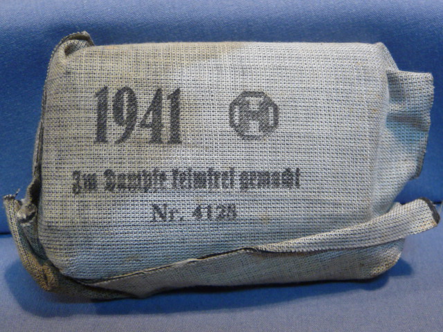 Original WWII German Soldiers 1st Aid Bandage, Small