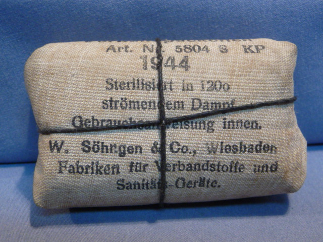 Original WWII German Soldiers 1st Aid Bandage, Small
