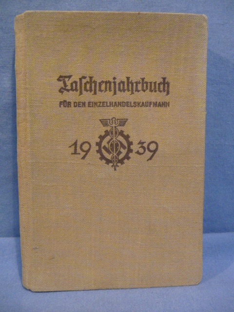 Original WWII German DAF Book, 1942 Calendar for Retail Merchants