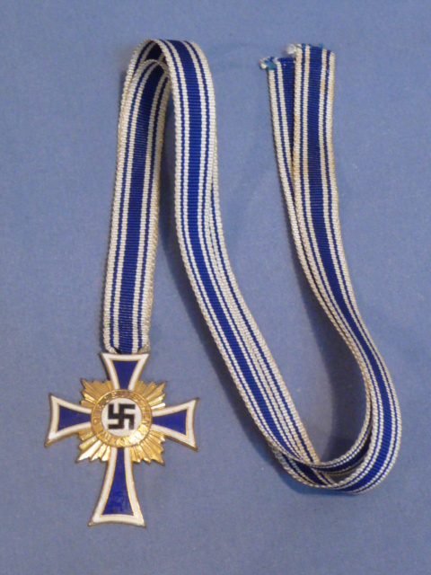 Original Nazi Era German Mother's Cross in Gold