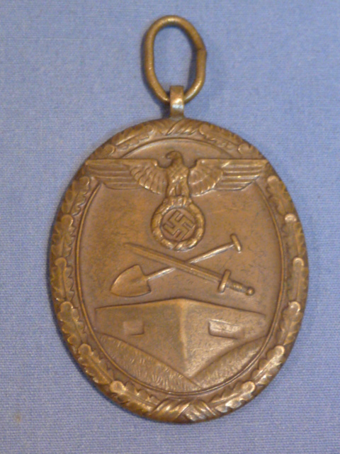 Original WWII German West Wall Medal