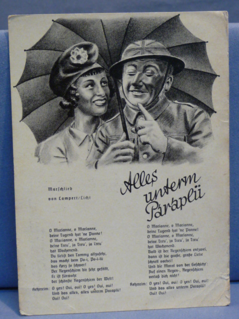 Original WWII German Luftwaffe FELDPOST Postcard, Fliegerausbildungsregiment 23