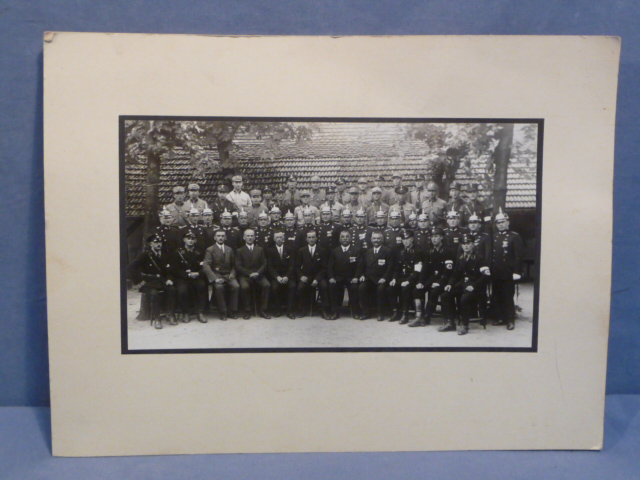 Original Nazi Era German Group Photograph, SS / SA / Veterans / Government Officials
