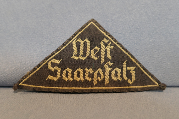 Original Nazi Era German BDM District Triangle, West Saarpfalz