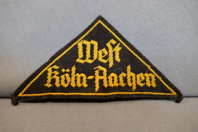 Original Nazi Era German Hitler Youth District Triangle, West K�ln-Aachen