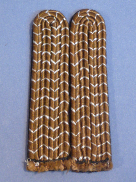 Original Nazi Era German SA EM Shoulder Boards w/RZM Tag, Pair