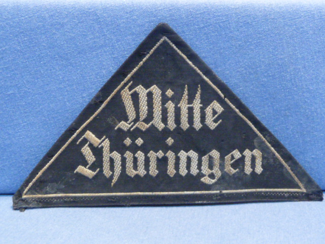 Original Nazi Era German BDM District Triangle, Mitte Thringen