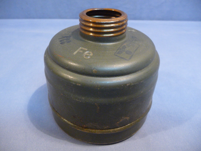 Original WWII German FE42 Gas Mask Filter