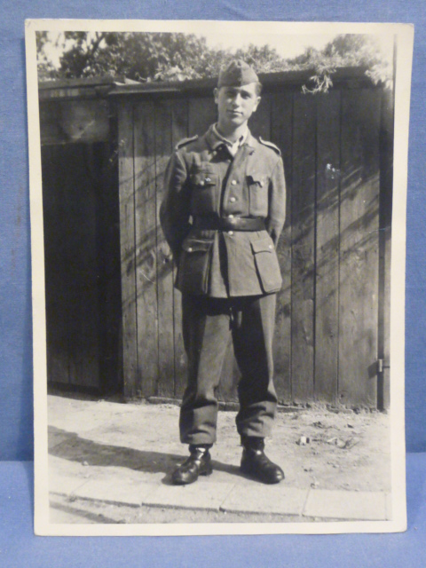 Original WWII German Heer (Army) Soldier's Photograph, M42 Tunic