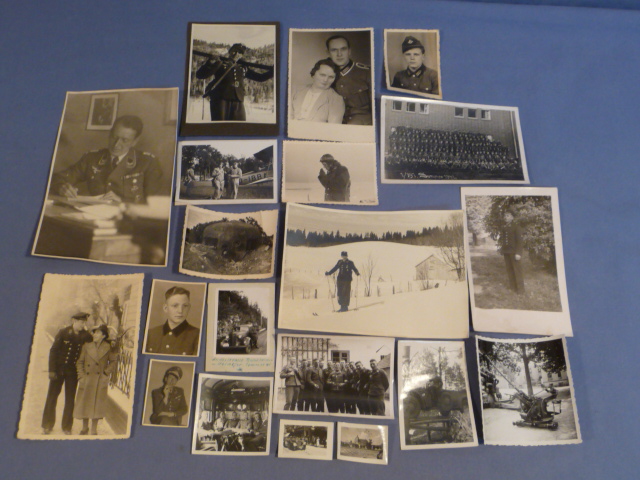 Original WWII German Photographs Lot, 20 TOTAL!