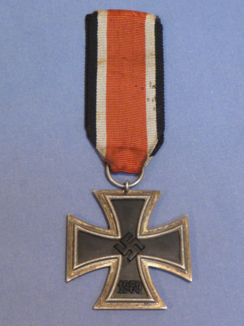 Original WWII German 1939 Iron Cross 2nd Class with Ribbon