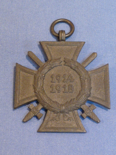 Original Pre-WWII German Combatants 1914-1918 Honor Cross, Hindenburg Cross