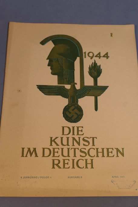 Original WWII German Art in the German Reich Magazine, DIE KUNST IM DEUTSCHEN REICH