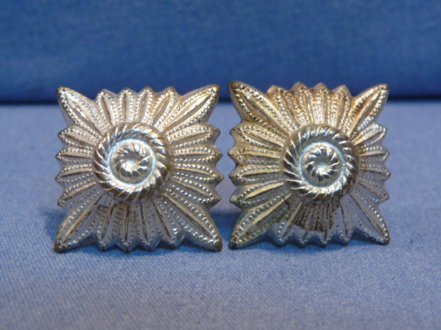 Original WWII German Army NCO Rank Pips 15mm, Pair