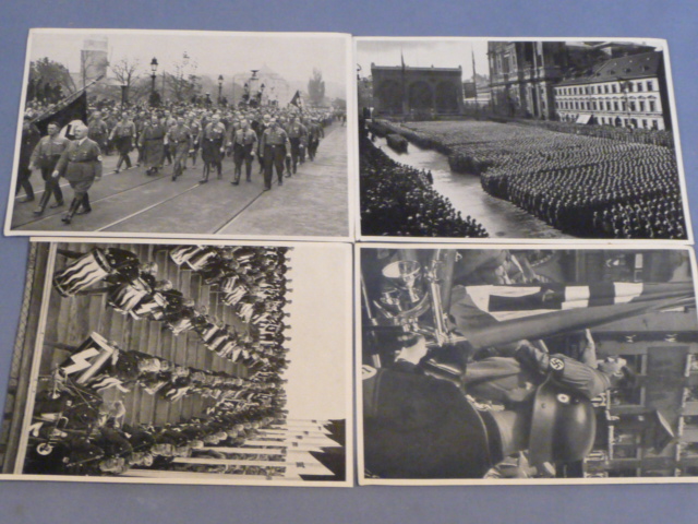 Original Nazi Era German Cigarette Cards from Adolf Hitler, Set of 4