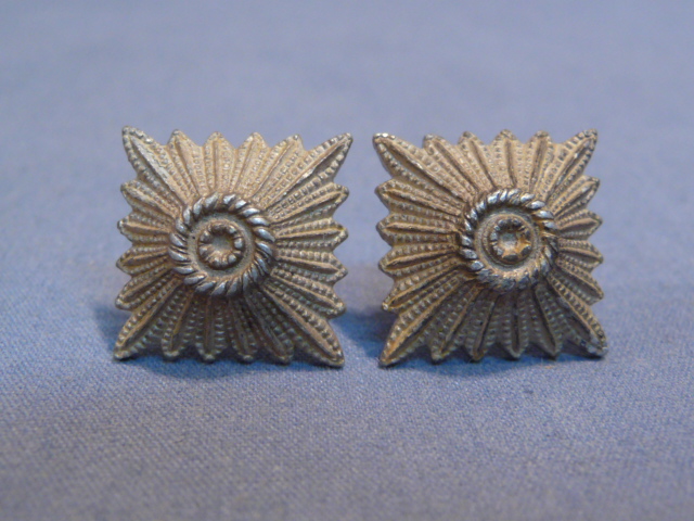 Original WWII German Army NCO Rank Pips 15mm, Pair