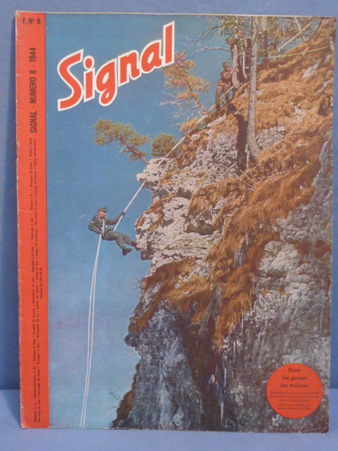 Original WWII German Signal Magazine (French Language), 1944