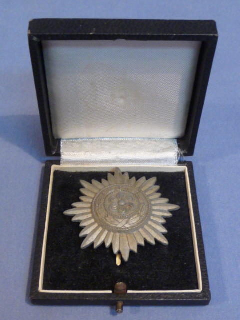 Original WWII German CASED Eastern Peoples Medal in GOLD