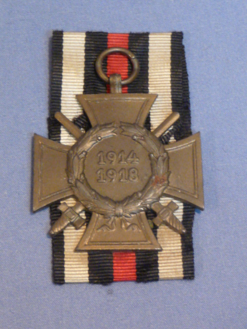 Original Pre-WWII German Combatants 1914-1918 Honor Cross, Hindenburg Cross
