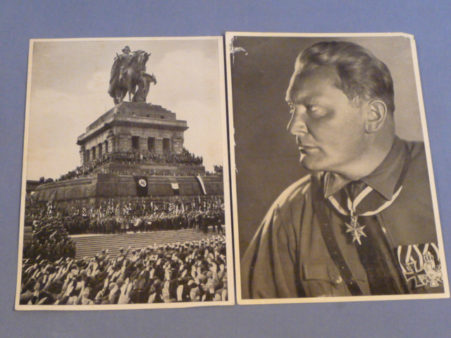 Original Nazi Era German Deutschland erwacht Cigarette Card Album Photos No. 176 & 137