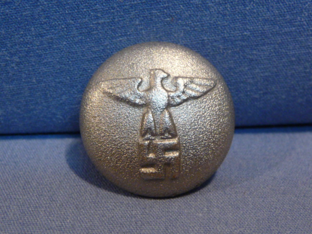 Original Nazi Era German NSDAP Silver Tunic Button, 21mm