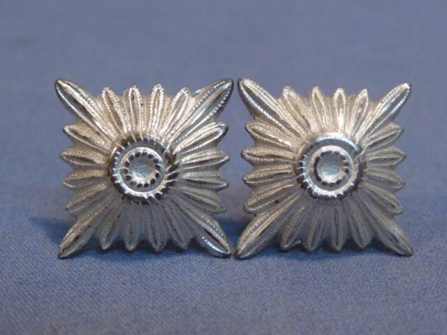 Original WWII German Army NCO Rank Pips 15mm, Pair