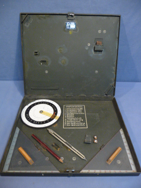 Original WWII German Luftwaffe (Air Force) Navigation Tool Set