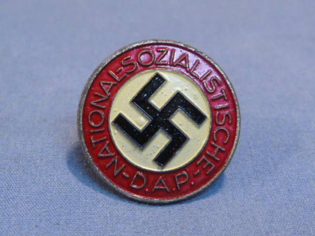 Original WWII German NSDAP Party Pin for Button Hole