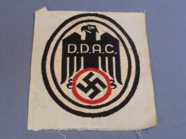 Original Nazi Era German DDAC (German Automobile Club) Sleeve Insignia