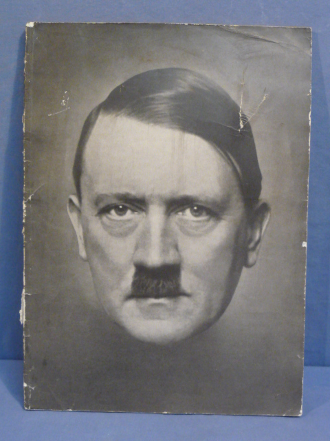 Original Nazi Era German Illustrierter Beobachter Book, Adolf Hitler a Man and his People