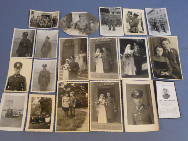 Original WWII German Photographs & Death Notice Lot, 50 TOTAL!