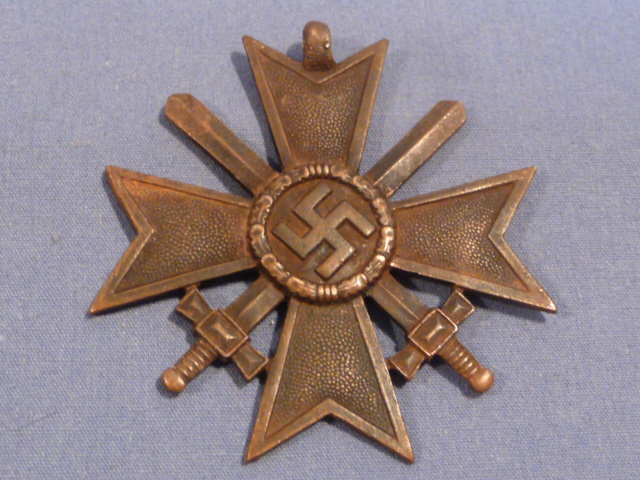 Original WWII German War Merit Cross 2nd Class with Swords, Incomplete