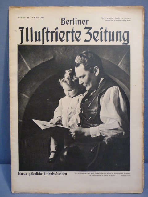 Original WWII German Berliner Illustrierter Zeitung Magazine, G�ring