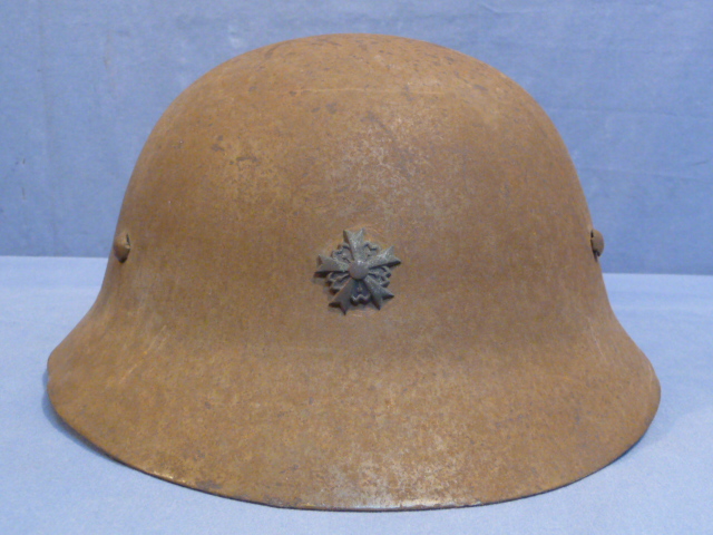 Original WWII Japanese Civil Defense Helmet with Liner