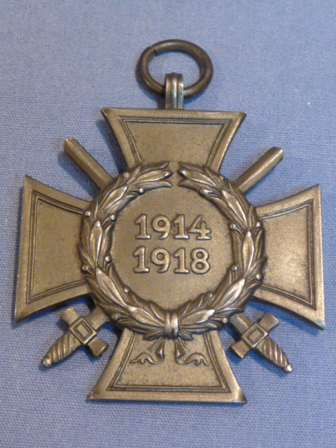 Original Pre-WWII German Combatants 1914-1918 Honor Cross, Hindenburg Cross