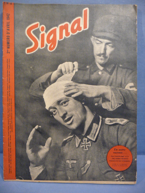 Original WWII German Signal Magazine (French Language), April 1942