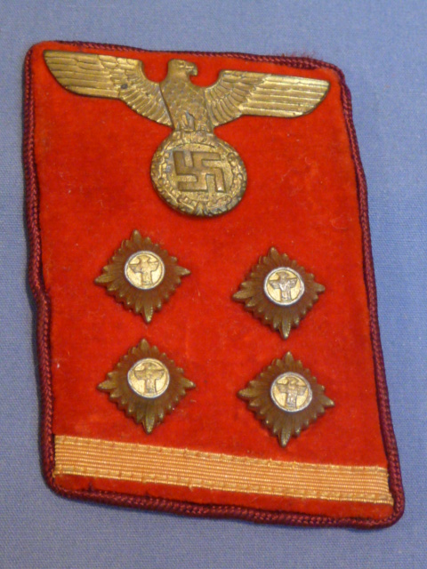 Original Nazi Era German NSDAP District Leader's Collar Tab, Gauleitung