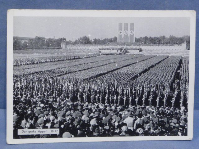 Original Nazi Era German Propaganda Themed Postcard, The Great Appeal