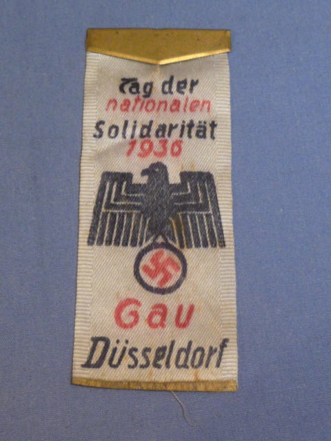 Original 1936 German National Solidarity Day Stick Pin, Tag der nationalen Solidarität