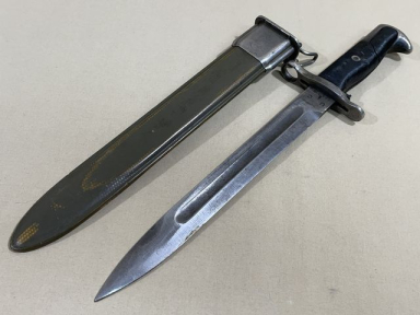 Original WWII US M1 Garand Bayonet and Scabbard, UC