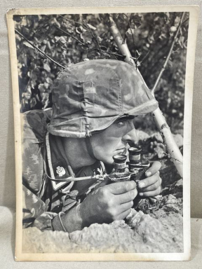 Original WWII German Our Waffen-SS Series Photo Postcard, Der Sphrtruppfhrer