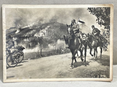 Original WWII German Our Waffen-SS Series Photo Postcard, SS-Polizeidivision