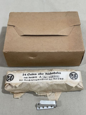 Original Nazi Ear German Pack of RZM Marked Belt Ramps w/Original Box