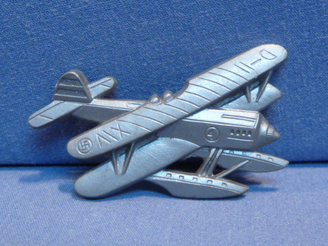 Original Nazi Era German Plastic Tinnie, Seaplane